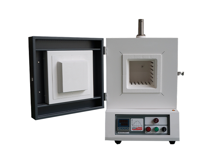 1200℃加裝煙囪的馬弗爐